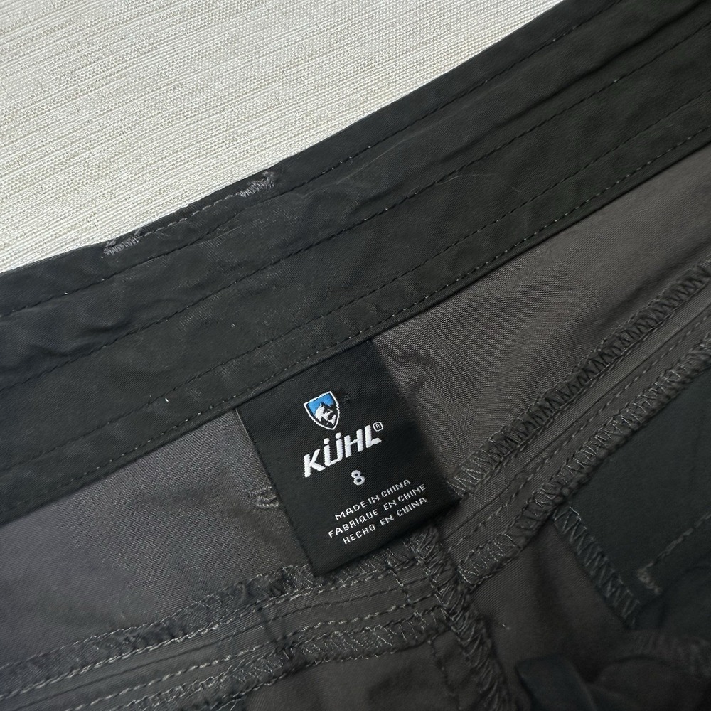 Kuhl Spire Hiking Utility Shorts Womens 8 Gray Outdoor Style 6285 Performance - Picture 4 of 9